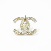 画像をギャラリービューアに読み込む, 極美品 CHANEL シャネル ピアス ココマーク 両耳 アクセサリー 02P刻印 4.4g シルバー ラインストーン メタル 中古 4b009603