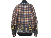 画像をギャラリービューアに読み込む, 極美品 Givenchy ジバンシー 11AW ロットワイラー ブルゾン 柄 ブラウン ブラック チェック ジャケット サイズ44 中古 47065