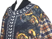画像をギャラリービューアに読み込む, 極美品 Givenchy ジバンシー 11AW ロットワイラー ブルゾン 柄 ブラウン ブラック チェック ジャケット サイズ44 中古 47065