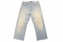 画像をギャラリービューアに読み込む, UNDERCOVER アンダーカバー BUT BEAUTIFUL パッチ加工 クラッシュデニムパンツ 05SS 5S30-P2 ブルー サイズ2 美品 中古 49039