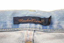 画像をギャラリービューアに読み込む, UNDERCOVER アンダーカバー BUT BEAUTIFUL パッチ加工 クラッシュデニムパンツ 05SS 5S30-P2 ブルー サイズ2 美品 中古 49039