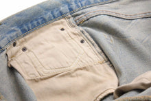 画像をギャラリービューアに読み込む, UNDERCOVER アンダーカバー BUT BEAUTIFUL パッチ加工 クラッシュデニムパンツ 05SS 5S30-P2 ブルー サイズ2 美品 中古 49039