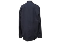 画像をギャラリービューアに読み込む, Givenchy ジバンシー リング ジップ 長袖シャツ デザイン 黒 ブラック トップス サイズ41 中古 美品 49590