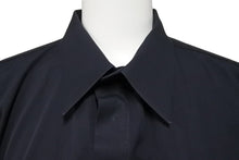 画像をギャラリービューアに読み込む, Givenchy ジバンシー リング ジップ 長袖シャツ デザイン 黒 ブラック トップス サイズ41 中古 美品 49590