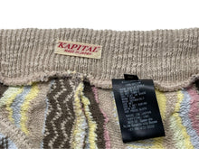 画像をギャラリービューアに読み込む, KAPITAL キャピタル 7Gニット GAUDY フレアパンツ マルチカラー フレアシルエット K2203KN043 サイズS 美品 中古 49921