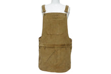 画像をギャラリービューアに読み込む, 新品同様 MIUMIU ミュウミュウ ウォッシュド フロックド シャンブレー ミニドレス MF5240 ブラウン コーデュロイ サイズ40 中古 4b004628