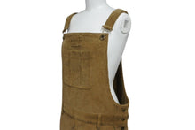 画像をギャラリービューアに読み込む, 新品同様 MIUMIU ミュウミュウ ウォッシュド フロックド シャンブレー ミニドレス MF5240 ブラウン コーデュロイ サイズ40 中古 4b004628