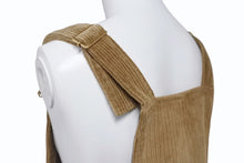 画像をギャラリービューアに読み込む, 新品同様 MIUMIU ミュウミュウ ウォッシュド フロックド シャンブレー ミニドレス MF5240 ブラウン コーデュロイ サイズ40 中古 4b004628