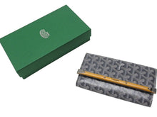 画像をギャラリービューアに読み込む, 新品未使用 GOYARD ゴヤール モンテカルロ ミニケース ミニバッグ ゴヤールディンキャンバス ヴォーゼルカーフスキン グレー 中古 4b004898