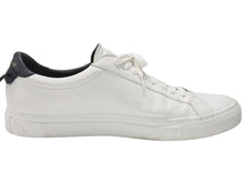 画像をギャラリービューアに読み込む, Givenchy ジバンシー アーバンストリート レザー ロートップスニーカー レザー ホワイト ブラック サイズ45 美品 中古 4B004914