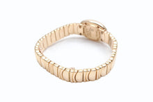 画像をギャラリービューアに読み込む, 極美品 CARTIER カルティエ BAIGNOIRE MINI ミニ ベニュワール 腕時計 W15109D8 重量約66.0g 金無垢 白文字盤 防水ケース クォーツ 中古 4b006172