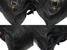 Load image into Gallery viewer, 極美品 BALENCIAGA バレンシアガ ザ ジャイアント シティ 2WAYハンドバッグ ショルダーバッグ ブラック ローズゴールド金具 中古 4b006828