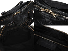 Load image into Gallery viewer, 極美品 BALENCIAGA バレンシアガ ザ ジャイアント シティ 2WAYハンドバッグ ショルダーバッグ ブラック ローズゴールド金具 中古 4b006828