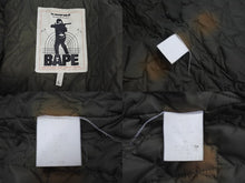 画像をギャラリービューアに読み込む, A Bathing Ape アベイシングエイプ 90s Wool Jacket 90s ウール ジャケット サイズ L カーキー 美品 中古 4c073892