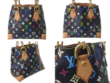 画像をギャラリービューアに読み込む, 極美品 LOUISVUITTON ルイヴィトン オードラ ハンドバッグ M40048 ブラック マルチカラー ゴールド金具 中古 4c074419