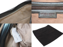 画像をギャラリービューアに読み込む, BOTTEGA VENETA ボッテガヴェネタ ホーボー イントレチャート ワンショルダーバッグ 115653 メタリックゴールド 美品 中古 4c076250