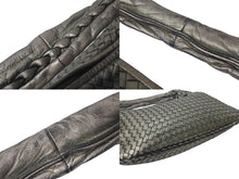 画像をギャラリービューアに読み込む, BOTTEGA VENETA ボッテガヴェネタ ホーボー イントレチャート ワンショルダーバッグ 115653 メタリックゴールド 美品 中古 4c076250