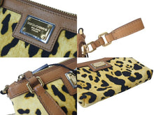 画像をギャラリービューアに読み込む, 新品同様 DOLCE &amp; GABBANA ドルチェアンドガッバーナ チェーンショルダーバッグ アクセサリーポーチ レオパード柄 BB4506A49321 中古 4b000017
