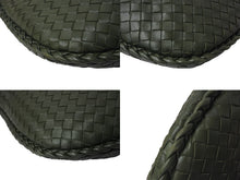 画像をギャラリービューアに読み込む, 極美品 BOTTEGA VENETA ボッテガヴェネタ イントレチャート ホーボー ワンショルダーバッグ B06737234B レザー グリーン 中古 4b000064