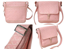 画像をギャラリービューアに読み込む, GOYARD ゴヤール GRAND BLEU MM グランブルーMM ショルダーバッグ ARN020077 ピンク レザー PVC 美品 中古 4b000094