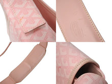 画像をギャラリービューアに読み込む, GOYARD ゴヤール GRAND BLEU MM グランブルーMM ショルダーバッグ ARN020077 ピンク レザー PVC 美品 中古 4b000094