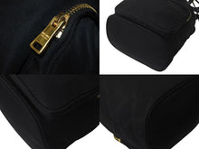 画像をギャラリービューアに読み込む, PRADA プラダ 2WAYバッグ ショルダーバッグ ハンドバッグ トライアングルロゴ ナイロン レザー ブラック ゴールド金具 美品 中古 4b000098