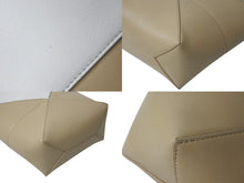 画像をギャラリービューアに読み込む, LOEWE ロエベ PUZZLE TOTE MINI パズルフォルドトート ミニ トートバッグ A657V25X01 カーフレザー ベージュ ホワイト 美品 中古 4b000113