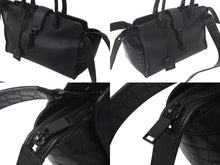 画像をギャラリービューアに読み込む, 極美品 YVES SAINT LAURENT イブサンローラン ベビー ダウンタウンカバス 2WAYバッグ 436834 レザー ブラック 中古 4b000119