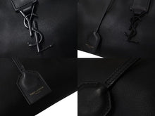 画像をギャラリービューアに読み込む, 極美品 YVES SAINT LAURENT イブサンローラン ベビー ダウンタウンカバス 2WAYバッグ 436834 レザー ブラック 中古 4b000119