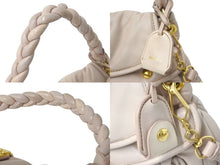 画像をギャラリービューアに読み込む, MIUMIU ミュウミュウ ハンドバッグ ショルダーバッグ 2WAYバッグ マテラッセ RR1358 ベージュ系 レザー 良品 中古 4b000140