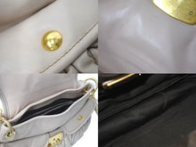 画像をギャラリービューアに読み込む, MIUMIU ミュウミュウ ハンドバッグ ショルダーバッグ 2WAYバッグ マテラッセ RR1358 ベージュ系 レザー 良品 中古 4b000140