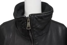 画像をギャラリービューアに読み込む, DOLCE &amp; GABBANA ドルチェアンドガッバーナ ラムレザーブルゾン ブラック サイズ56 LS - G9N16L 美品 中古 4b000258
