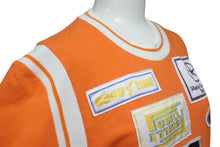 画像をギャラリービューアに読み込む, DOLCE&amp;GABBANA ドルチェアンドガッバーナ リンガーＴシャツ サイズM パッチワーク オレンジ ホワイト コットン 美品 中古 4b000260