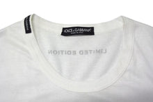 画像をギャラリービューアに読み込む, DOLCE &amp; GABBANA ドルチェ＆ガッバーナ LIMITED EDITION ラインストーンDGロゴ 半袖Tシャツ ブラジル国旗 ホワイト サイズ42 美品 中古 4b000264