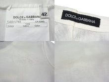 画像をギャラリービューアに読み込む, DOLCE &amp; GABBANA ドルチェ＆ガッバーナ LIMITED EDITION ラインストーンDGロゴ 半袖Tシャツ ブラジル国旗 ホワイト サイズ42 美品 中古 4b000264