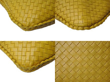 画像をギャラリービューアに読み込む, BOTTEGA VENETA ボッテガ ヴェネタ イントレチャート ホーボーバッグ ワンショルダーバッグ レザー イエロー 美品 中古 4b000283