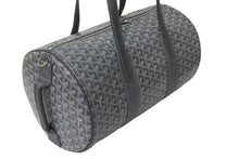 画像をギャラリービューアに読み込む, 新品同様 GOYARD ゴヤール バレル40 スポーツバッグ ボストンバッグ BARREL040TY01CL03P PVC レザー グレー シルバー金具 中古 4b000291