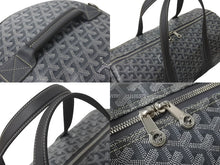 画像をギャラリービューアに読み込む, 新品同様 GOYARD ゴヤール バレル40 スポーツバッグ ボストンバッグ BARREL040TY01CL03P PVC レザー グレー シルバー金具 中古 4b000291