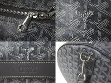 画像をギャラリービューアに読み込む, 新品同様 GOYARD ゴヤール バレル40 スポーツバッグ ボストンバッグ BARREL040TY01CL03P PVC レザー グレー シルバー金具 中古 4b000291