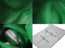 画像をギャラリービューアに読み込む, 極美品 BOTTEGAVENETA ボッテガヴェネタ ミニ ジョディ ハンドバッグ パラキート グリーン ラムレザー カーフレザー 中古 4b000295