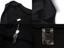 画像をギャラリービューアに読み込む, 極美品 VETEMENTS ヴェトモン 25SS VETEMENTS.COM FITTED ジップアップ フーディ― ブラック コットン パーカー ロゴ ua66hd830b サイズXL 中古 4b000336