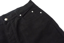 画像をギャラリービューアに読み込む, RICK OWENSE リックオウエンス BOLAN BANANA ボランバナナ コーデュロイフレアパンツ RU02C7343-TB ブラック サイズ36 美品 中古 4b000339