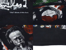 画像をギャラリービューアに読み込む, VINTAGE ヴィンテージ Chief Miles Davis マイルズ・デイヴィス プリント 半袖Tシャツ ANDAZIA ブラック Lサイズ アートT ジャズ 良品 中古 4b000364