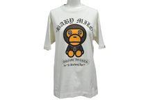 画像をギャラリービューアに読み込む, A BATHING APE アベイシングエイプ Chrome Hearts クロムハーツ コラボ 半袖Tシャツ ホワイト サイズS 美品 中古 4b000409
