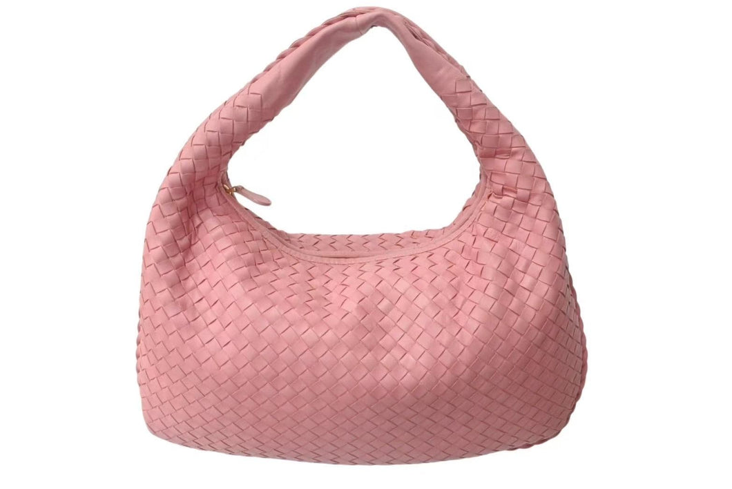 BOTTEGA VENETA ボッテガヴェネタ イントレチャート ホーボー ワンショルダーバッグ 115653 美品 中古 4b000464