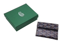 画像をギャラリービューアに読み込む, 極美品 GOYARD ゴヤール マリニー ウォレット 二つ折り財布 MARIGNPMLTY12CL12P ネイビー レザー PVC 中古 4b000474