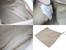 画像をギャラリービューアに読み込む, 極美品 BOTTEGAVENETA ボッテガヴェネタ イントレチャート ホーボー ミニ ハンドバッグ 189227 レザー ピンク ゴールド金具 中古 4b000479