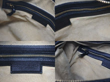 画像をギャラリービューアに読み込む, BOTTEGA VENETA ボッテガヴェネタ イントレチャート ホーボー ワンショルダーバッグ 115654 レザー ブラック ゴールド金具 美品 中古 4b000505