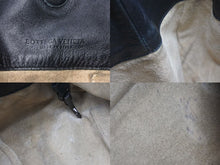 画像をギャラリービューアに読み込む, BOTTEGAVENETA ボッテガヴェネタ イントレチャート ショルダーバック ハンドバッグ 125787 レザー ブラック 美品 中古 4b000512