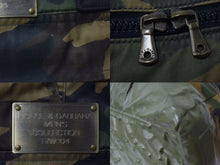 画像をギャラリービューアに読み込む, DOLCE&amp;GABBANA ドルチェ&amp;ガッバーナ 2004AW MENS COLLECTION ミリタリーカモバッグ トートバッグ コットン ラバー 良品 中古 4b000516